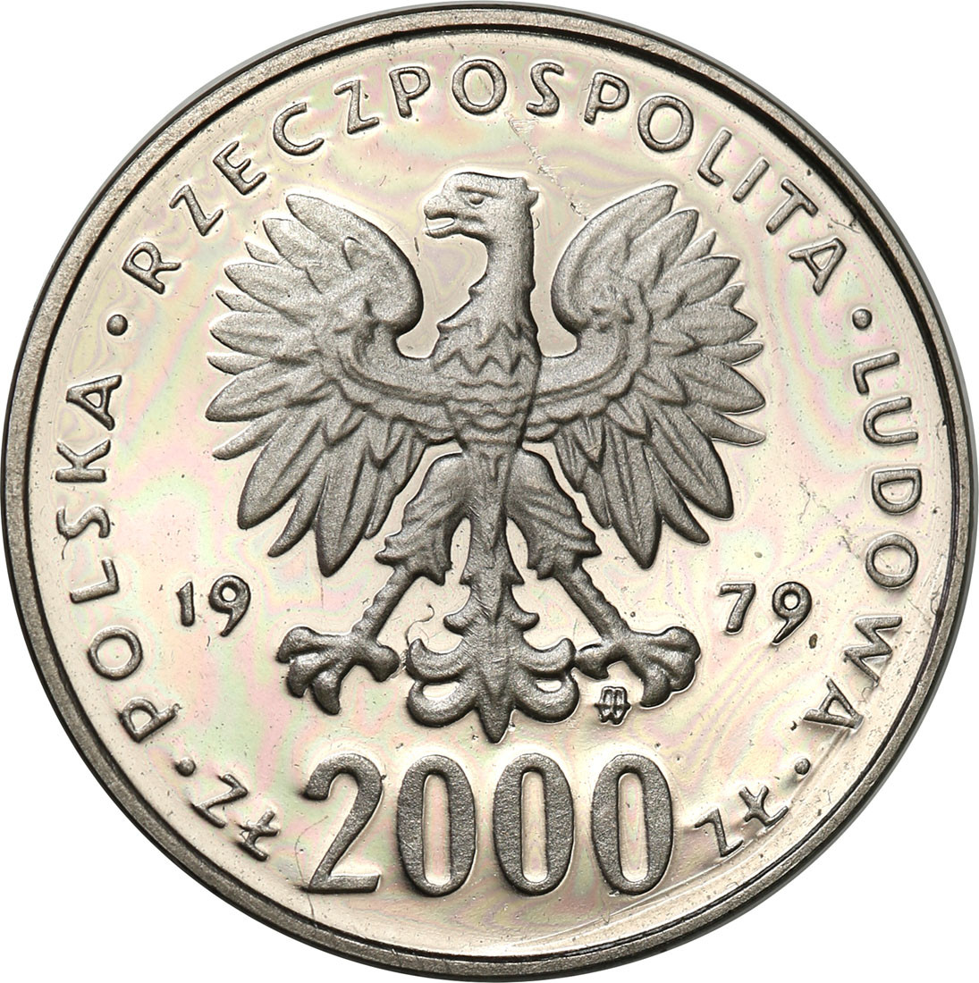 PRL. PRÓBA Nikiel 2000 złotych 1979 Kopernik